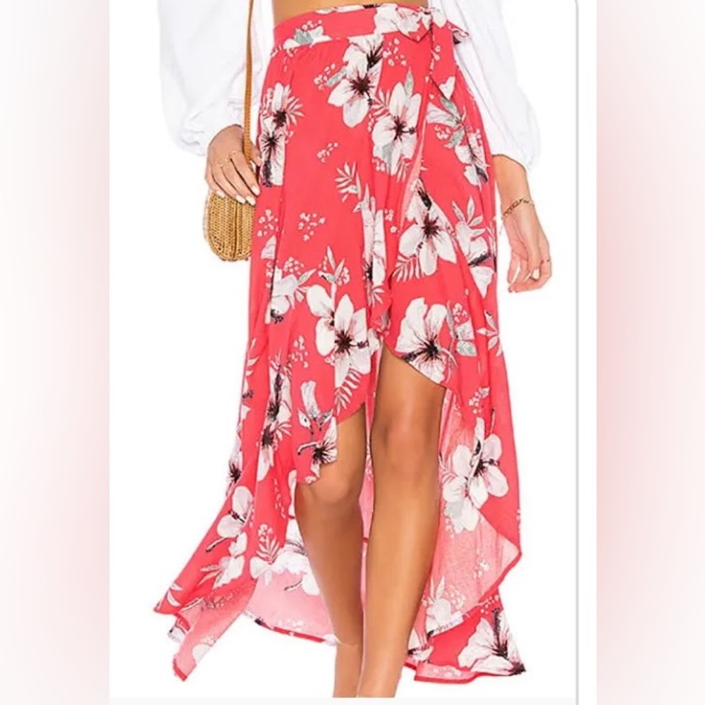 NWT Jack by BB Dakota tropical wrap skirt in size XS